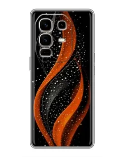 Чехол для Infinix Note 50 Pro Plus с картинкой «Огненная звездная волна»