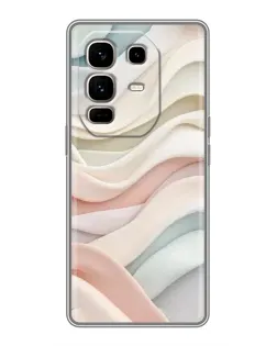 Чехол для Infinix Note 50 Pro Plus с картинкой «Пастельные нежные волны»
