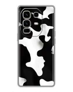 Чехол для Infinix Note 50 Pro Plus с картинкой «Черно-белое пятно»