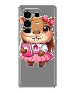 Чехол для Infinix Note 50 Pro Plus с картинкой «Девочка капибара» Чехол для Infinix Note 50 Pro Plus с картинкой «Девочка капибара»