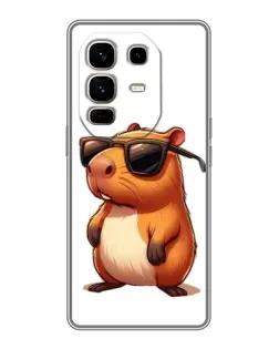 Чехол для Infinix Note 50 Pro Plus с картинкой «Капибара в очках» Чехол для Infinix Note 50 Pro Plus с картинкой «Капибара в очках»