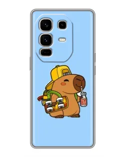 Чехол для Infinix Note 50 Pro Plus с картинкой «Капибара на скейте» Чехол для Infinix Note 50 Pro Plus с картинкой «Капибара на скейте»