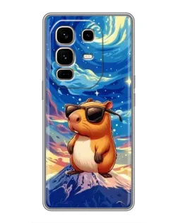 Чехол для Infinix Note 50 Pro Plus с картинкой «Капибара Ван Гога» Чехол для Infinix Note 50 Pro Plus с картинкой «Капибара Ван Гога»