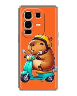 Чехол для Infinix Note 50 Pro Plus с картинкой «Капибара на скутере» Чехол для Infinix Note 50 Pro Plus с картинкой «Капибара на скутере»