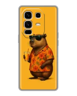 Чехол для Infinix Note 50 Pro Plus с картинкой «Капибара на отдыхе» Чехол для Infinix Note 50 Pro Plus с картинкой «Капибара на отдыхе»