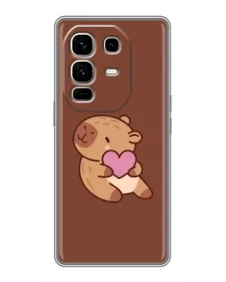 Чехол для Infinix Note 50 Pro Plus с картинкой «Капибара с сердцем» Чехол для Infinix Note 50 Pro Plus с картинкой «Капибара с сердцем»