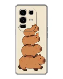 Чехол для Infinix Note 50 Pro Plus с картинкой «Башня из капибар» Чехол для Infinix Note 50 Pro Plus с картинкой «Башня из капибар»