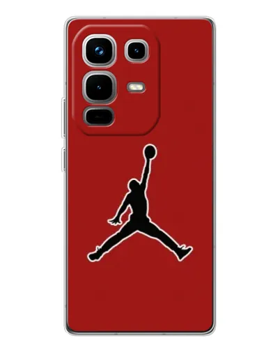 Чехол для Infinix Note 50 Pro с картинкой «Jordan Red Back» Чехол для Infinix Note 50 Pro с картинкой «Jordan Red Back»