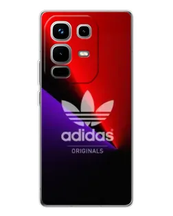 Чехол для Infinix Note 50 Pro с картинкой «Adidas Red Neon» Чехол для Infinix Note 50 Pro с картинкой «Adidas Red Neon»