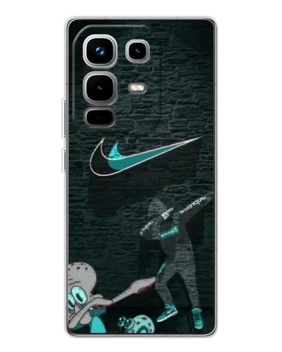 Чехол для Infinix Note 50 Pro с картинкой «Спортивный арт Nike»