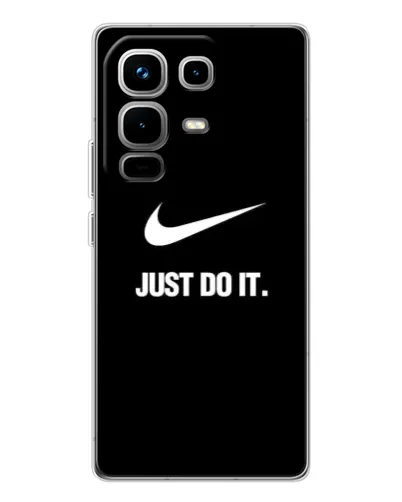 Чехол для Infinix Note 50 Pro с картинкой «Классический принт Nike»