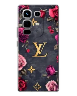 Чехол для Infinix Note 50 Pro с картинкой «Цветочный Louis Vuitton»