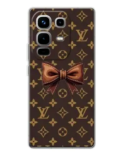 Чехол для Infinix Note 50 Pro с картинкой «LV с бантом»
