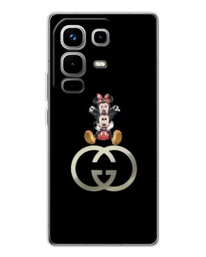 Чехол для Infinix Note 50 Pro с картинкой «Минни Маус на лого» Чехол для Infinix Note 50 Pro с картинкой «Минни Маус на лого»