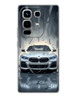 Чехол для Infinix Note 50 Pro с картинкой «BMW в свете фар»