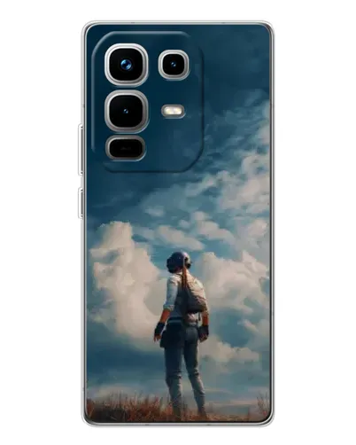 Чехол для Infinix Note 50 Pro с картинкой «Герой PUBG на скале» Чехол для Infinix Note 50 Pro с картинкой «Герой PUBG на скале»
