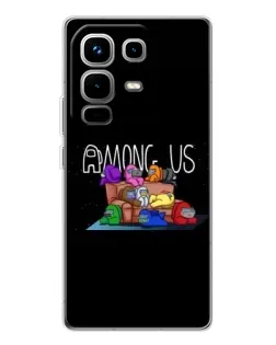 Чехол для Infinix Note 50 Pro с картинкой «Логотип Among Us» Чехол для Infinix Note 50 Pro с картинкой «Логотип Among Us»