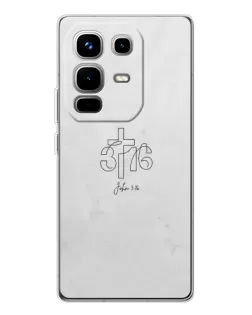 Чехол для Infinix Note 50 Pro с картинкой «Иоанна 3:16 Крест» Чехол для Infinix Note 50 Pro с картинкой «Иоанна 3:16 Крест»