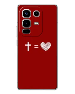 Чехол для Infinix Note 50 Pro с картинкой «Уравнение любви»
