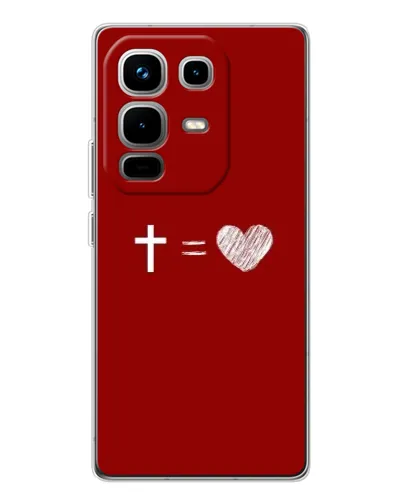 Чехол для Infinix Note 50 Pro с картинкой «Уравнение любви» Чехол для Infinix Note 50 Pro с картинкой «Уравнение любви»