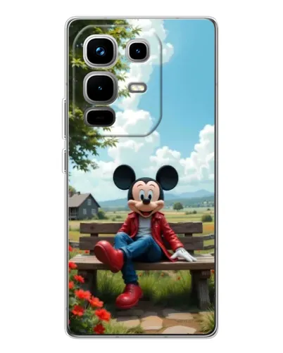 Чехол для Infinix Note 50 Pro с картинкой «Микки на скамейке» Чехол для Infinix Note 50 Pro с картинкой «Микки на скамейке»