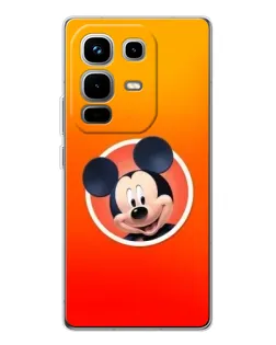 Чехол для Infinix Note 50 Pro с картинкой «Mickey в круге»