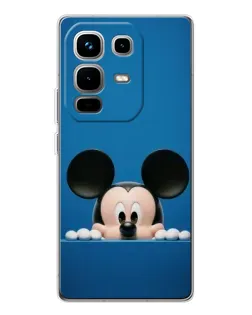 Чехол для Infinix Note 50 Pro с картинкой «Микки выглядывает»