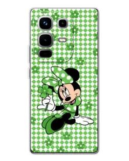 Чехол для Infinix Note 50 Pro с картинкой «Mickey в клетку»