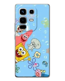 Чехол для Infinix Note 50 Pro с картинкой «Веселые пузырьки»