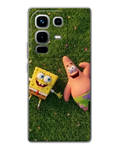 Чехол для Infinix Note 50 Pro с картинкой «Друзья на лужайке» Чехол для Infinix Note 50 Pro с картинкой «Друзья на лужайке»