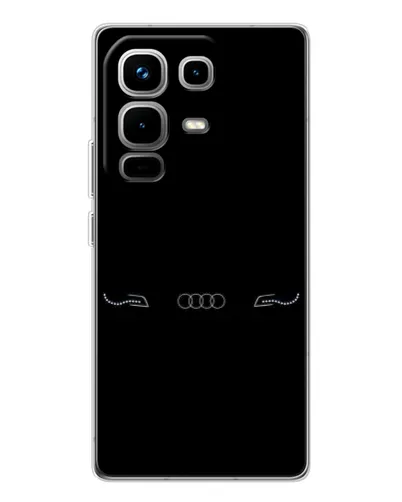 Чехол для Infinix Note 50 Pro с картинкой «Audi — световой подпись» Чехол для Infinix Note 50 Pro с картинкой «Audi — световой подпись»