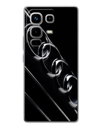 Чехол для Infinix Note 50 Pro с картинкой «Audi — абстрактные кольца» Чехол для Infinix Note 50 Pro с картинкой «Audi — абстрактные кольца»