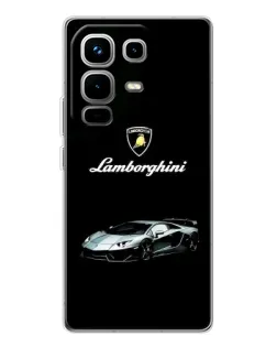 Чехол для Infinix Note 50 Pro с картинкой «Логотип Lamborghini классика»