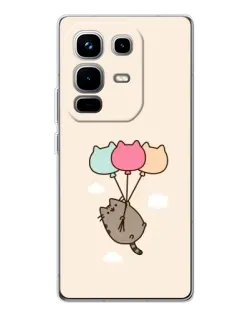 Чехол для Infinix Note 50 Pro с картинкой «Пушин на шариках» Чехол для Infinix Note 50 Pro с картинкой «Пушин на шариках»