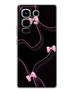 Чехол для Infinix Note 50 Pro с картинкой «Розовые ленты»