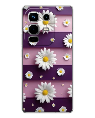 Чехол для Infinix Note 50 Pro с картинкой «Ромашки на фиолетовом» Чехол для Infinix Note 50 Pro с картинкой «Ромашки на фиолетовом»