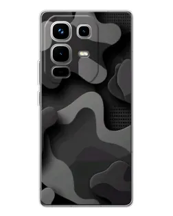 Чехол для Infinix Note 50 Pro с картинкой «Темный абстрактный камуфляж» Чехол для Infinix Note 50 Pro с картинкой «Темный абстрактный камуфляж»