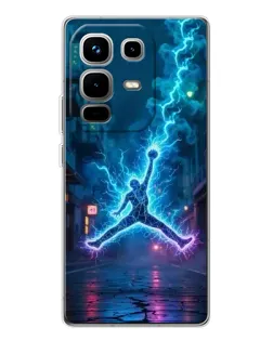 Чохол для Infinix Note 50 з картинкою «Jordan Gold Jumpman» Чохол для Infinix Note 50 з картинкою «Jordan Gold Jumpman»