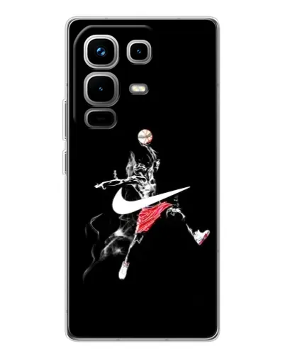 Чохол для Infinix Note 50 з картинкою «Jordan Jumpman» Чохол для Infinix Note 50 з картинкою «Jordan Jumpman»