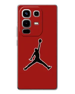 Чохол для Infinix Note 50 з картинкою «Jordan Red Back» Чохол для Infinix Note 50 з картинкою «Jordan Red Back»