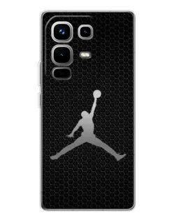 Чохол для Infinix Note 50 з картинкою «Jordan Dark Carbon» Чохол для Infinix Note 50 з картинкою «Jordan Dark Carbon»