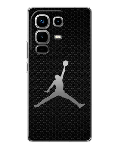 Чохол для Infinix Note 50 з картинкою «Jordan Dark Carbon» Чохол для Infinix Note 50 з картинкою «Jordan Dark Carbon»