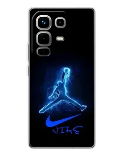 Чохол для Infinix Note 50 з картинкою «Jordan Neon Blue» Чохол для Infinix Note 50 з картинкою «Jordan Neon Blue»