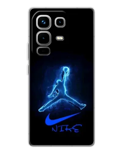 Чохол для Infinix Note 50 з картинкою «Jordan Neon Blue» Чохол для Infinix Note 50 з картинкою «Jordan Neon Blue»