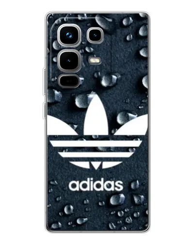 Чохол для Infinix Note 50 з картинкою «Adidas Trefoil Blue»