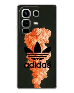 Чохол для Infinix Note 50 з картинкою «Помаранчевий дим Adidas» Чохол для Infinix Note 50 з картинкою «Помаранчевий дим Adidas»