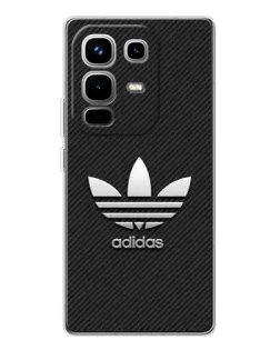 Чохол для Infinix Note 50 з картинкою «Adidas Карбонова текстура»