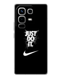 Чехол для Infinix Note 50 с картинкой «Текстовый принт Nike» Чехол для Infinix Note 50 с картинкой «Текстовый принт Nike»