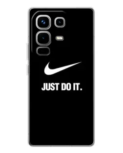 Чехол для Infinix Note 50 с картинкой «Классический принт Nike» Чехол для Infinix Note 50 с картинкой «Классический принт Nike»
