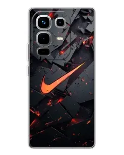 Чехол для Infinix Note 50 с картинкой «Nike — эффект разломов» Чехол для Infinix Note 50 с картинкой «Nike — эффект разломов»
